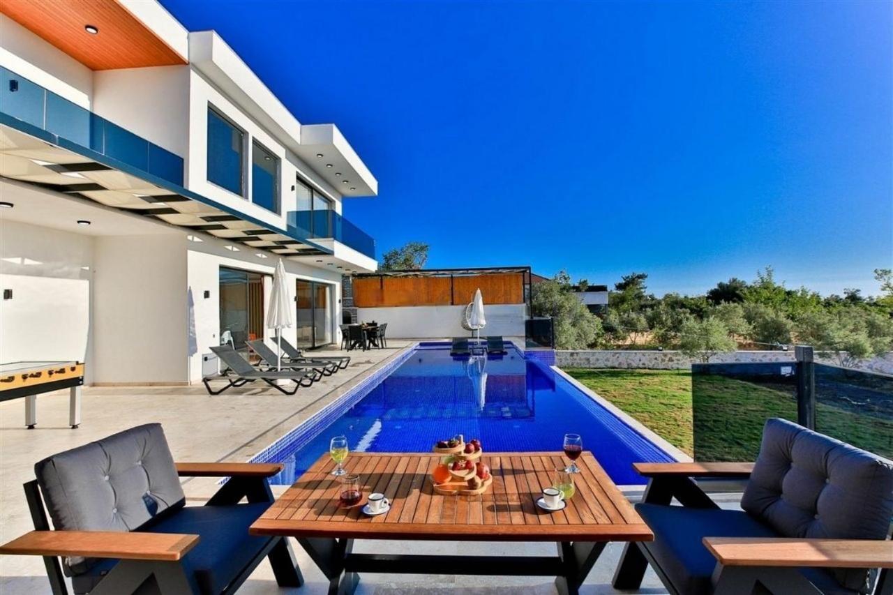 Villa Lycian-Kalkan 3 Bedroom-2 Jakuzzies-Sauna-Turkish Hamam-Huge Private Pool&lovely garden Kas Bagian luar foto